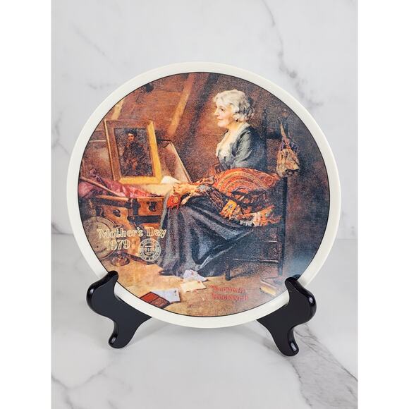 Wall Decor Plate Reflections Mother's Day Year 1979 Fine China 8 1/2" Vintage - Picture 1 of 9
